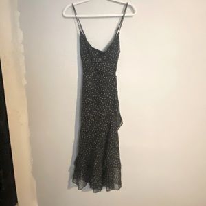 NWT Francesca’s black polka dot dress